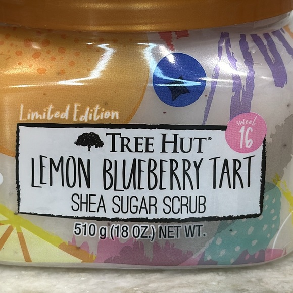 Tree Hut Lemon Blueberry Tart Sugar Scrub 18oz Exfoliating Scrub NEW Limited HTF - Picture 2 of 9